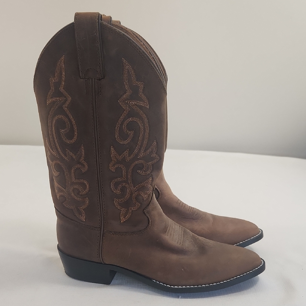 Justin Boots Dark Brown Western Boots